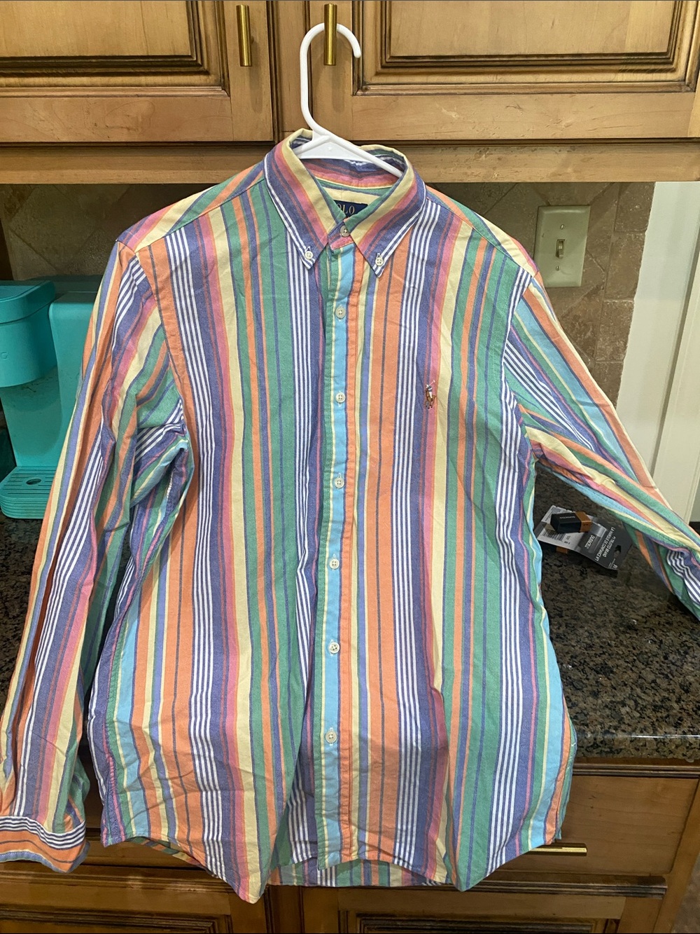 Polo by Ralph Lauren Multicolor Vertical Stripe Button-Down Shirt